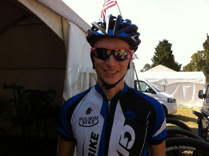 Junior racer Neilson Powless