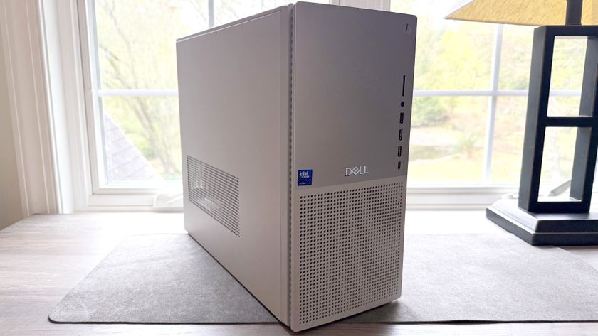 A Dell Tower Plus on a desk