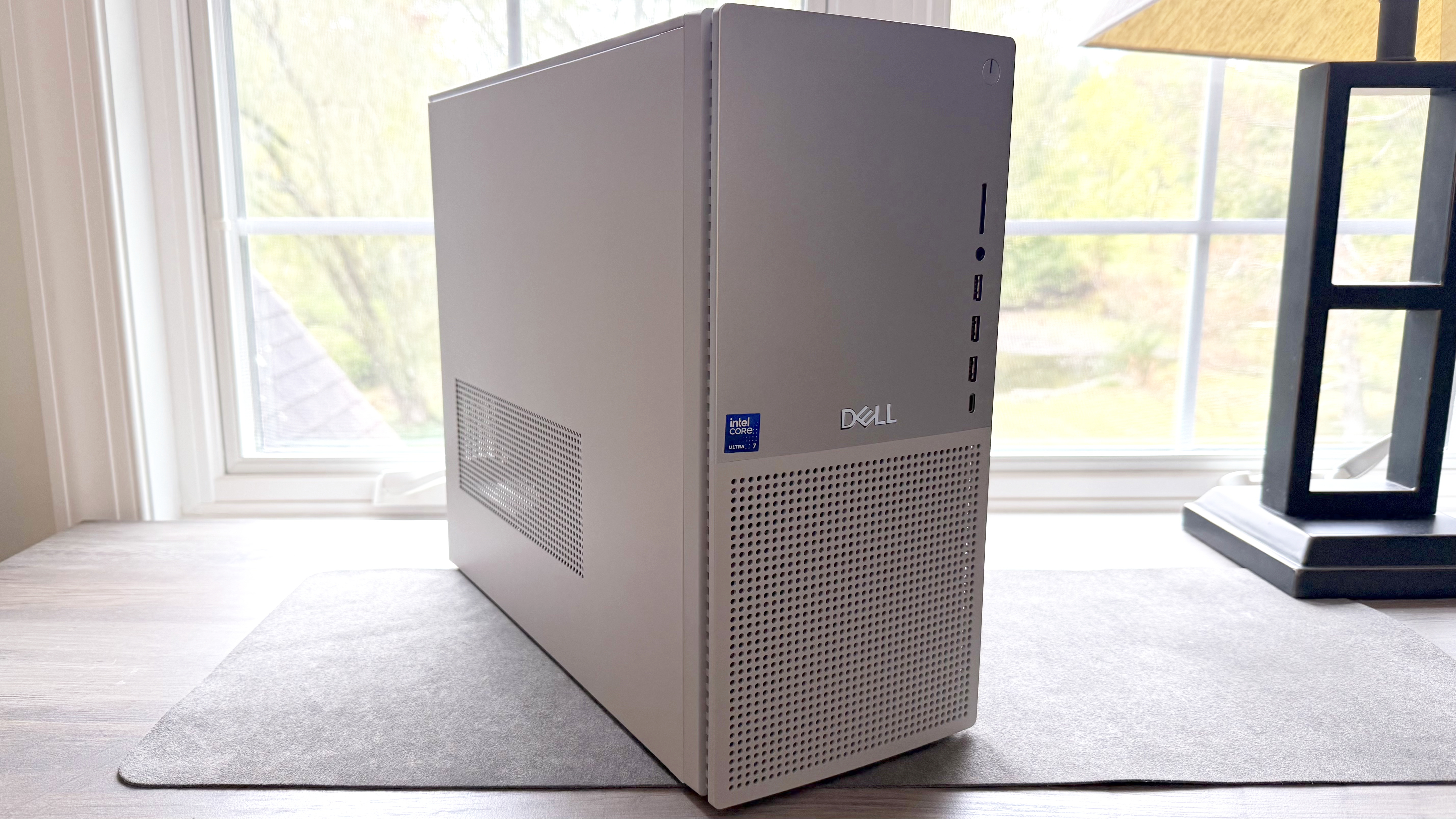 A Dell Tower Plus on a desk