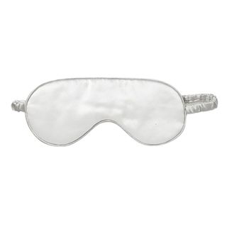 Ivory silk eye mask