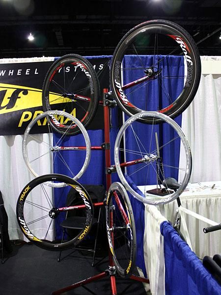 Several wheel companies were on hand at NAHBS including Rolf Prima, the originator of the paired spoke design.