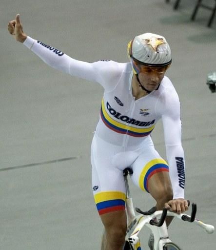 Juan Esteban Arango (Colombia) won the final event of the men's omnium, the 1000m time trial, to seal his overall victory.