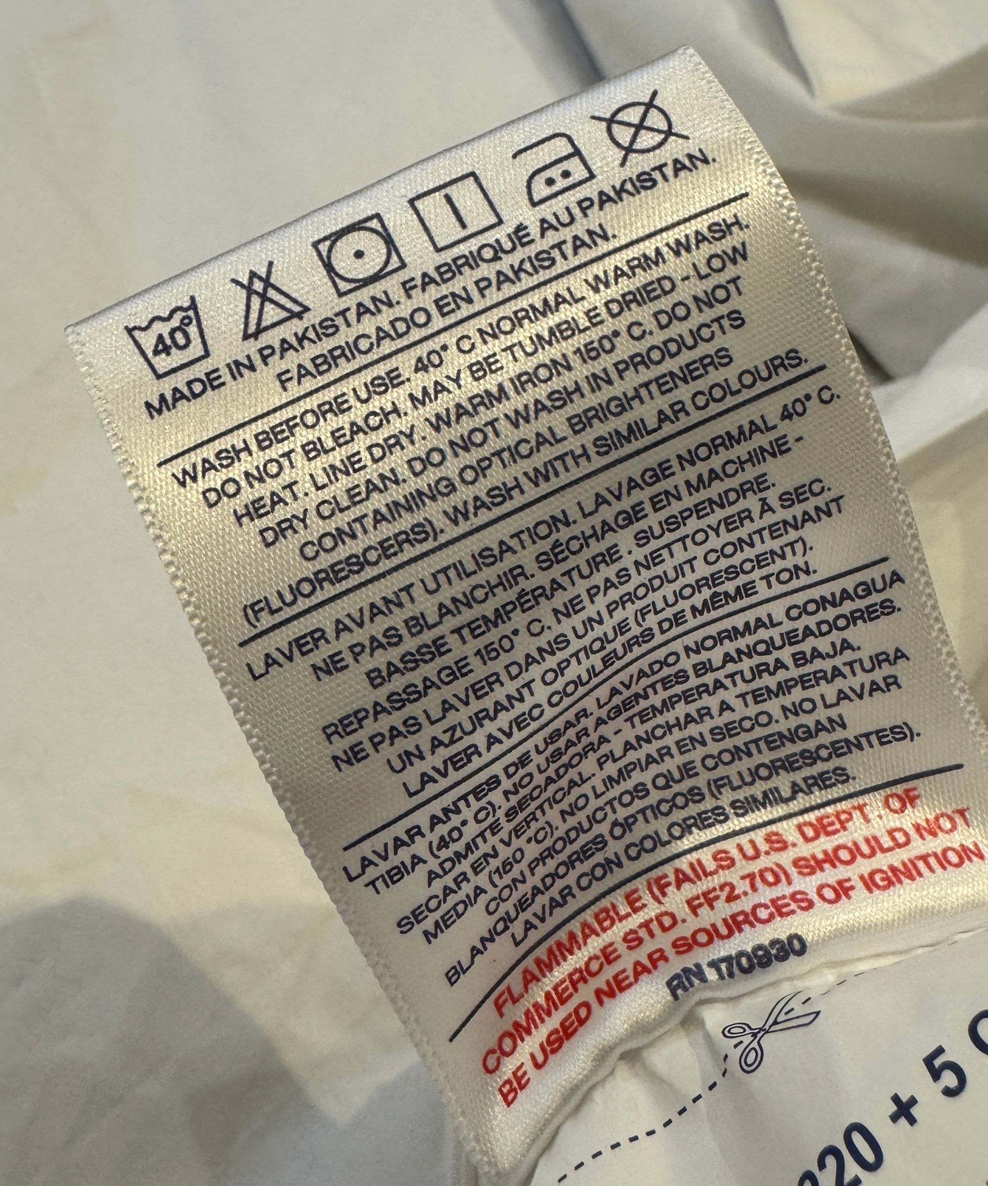 Christy bedding care instructions