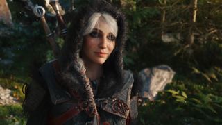 Ciri smiling.