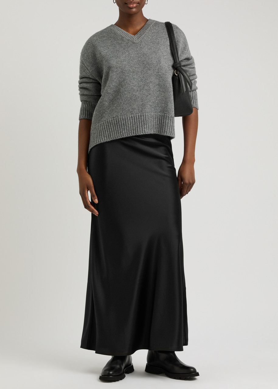 Eni Satin Maxi Skirt