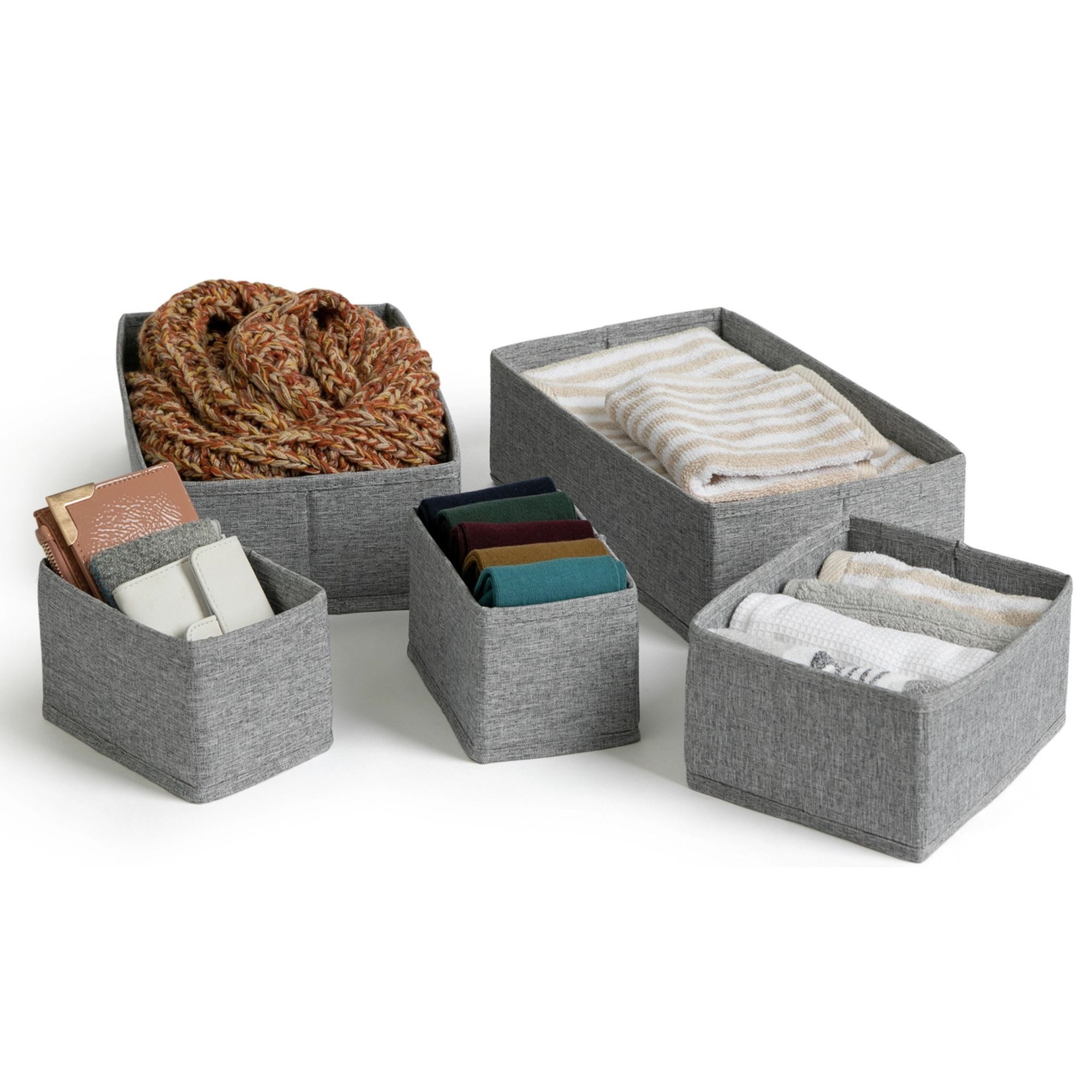 Habitat 5 Piece Set of Drawers Storage - Grey