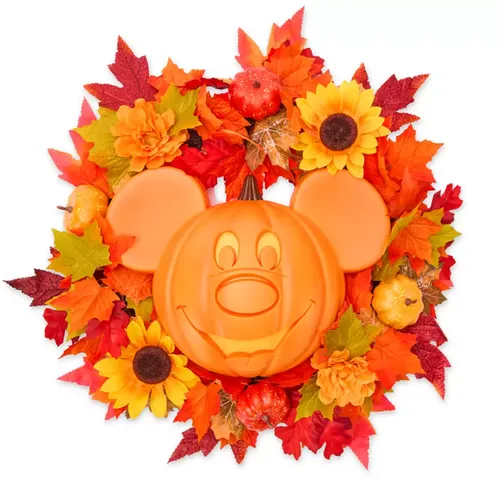Mickey Mouse Halloween Light-Up Wreath
