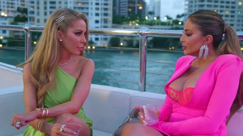 Lisa and Larsa arguing in The Real Housewives of Miami season 5