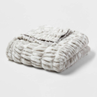 Threshold Ruched Faux Fur Throw Blanket|&nbsp;was $35, now $28 at Target (save $7)