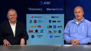 AT&T CEO John Stankey and Discovery CEO David Zaslav