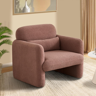 modern fabric armchair