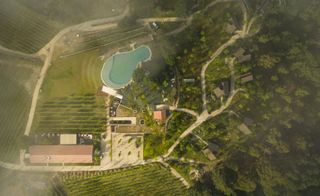 lavandeira douro nature and wellness aerial view of the location