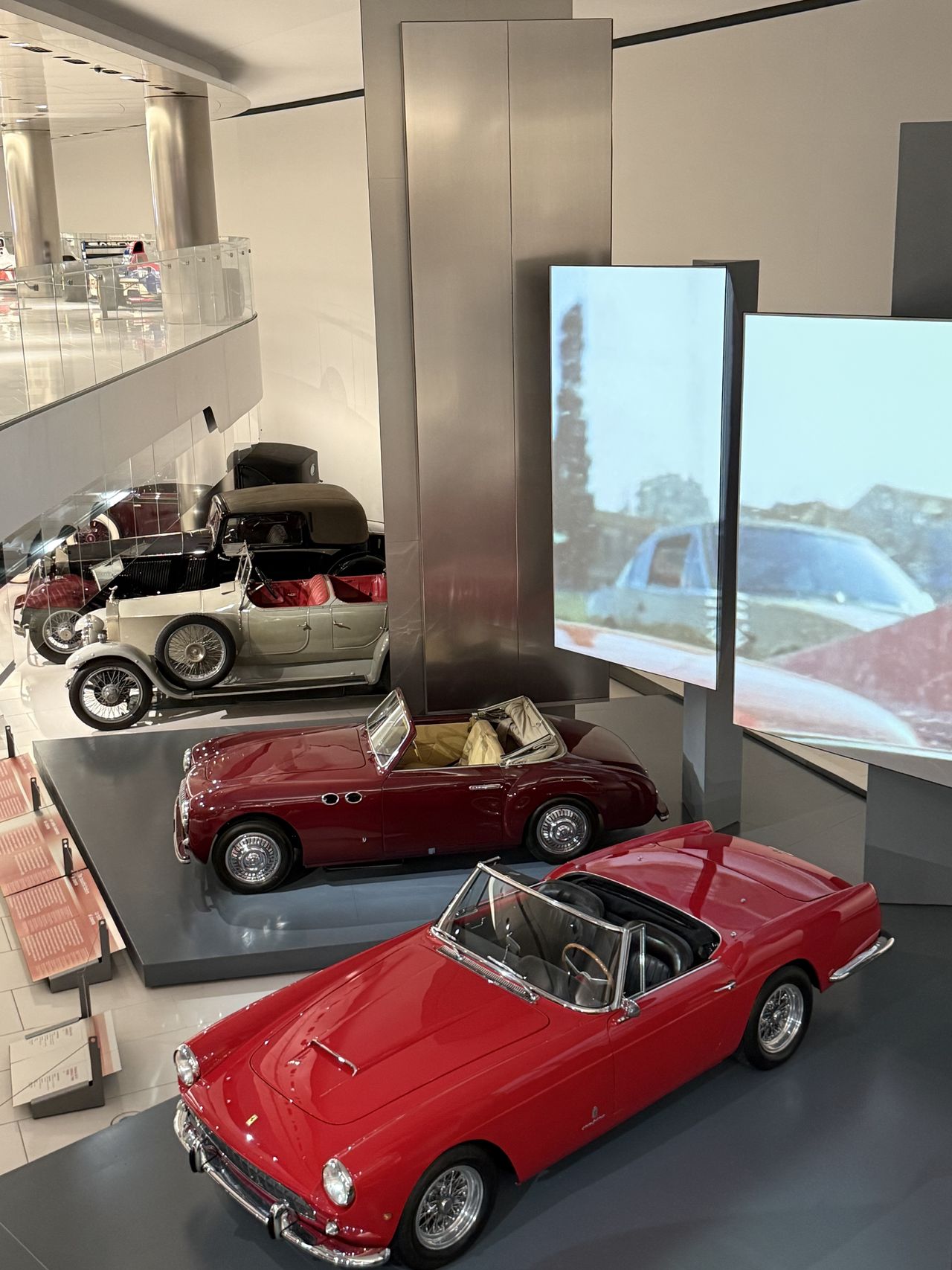 A Ferrari 250GT Cabriolet Serie II and a Cistalia 202