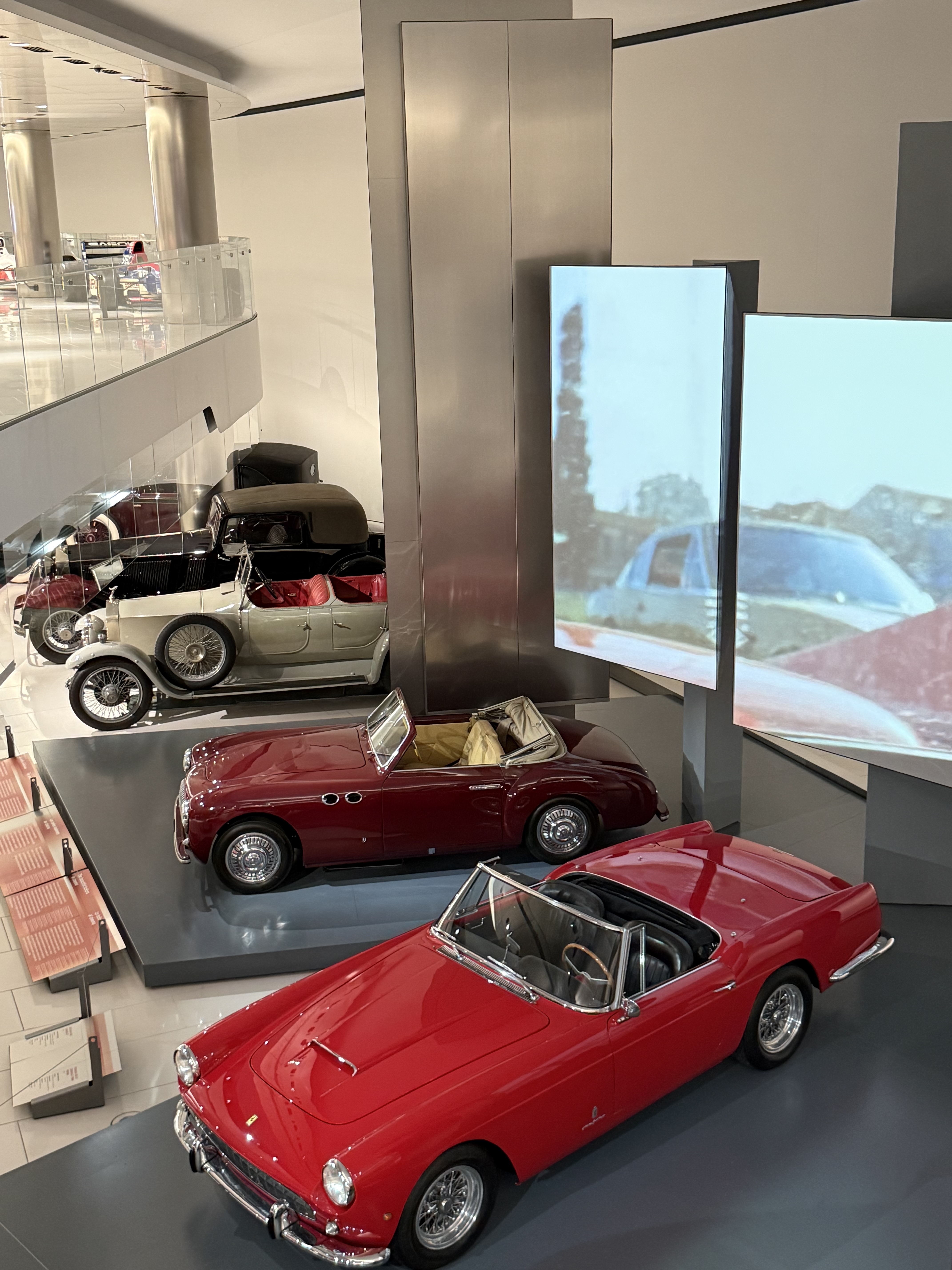 A Ferrari 250GT Cabriolet Serie II and a Cistalia 202