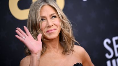 Jennifer Aniston attends the 29th Annual Critics Choice Awards at Barker Hangar on January 14, 2024 in Santa Monica,