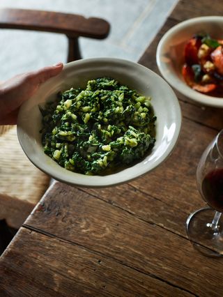 Slow cooked chard by Skye Gyngell for New Year's recipes