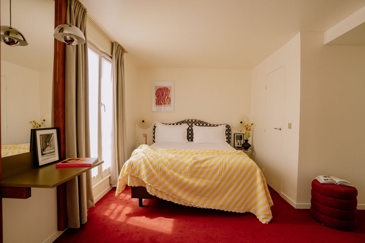 A quirkily decorated hotel with nods to 1970s and 1980s design.