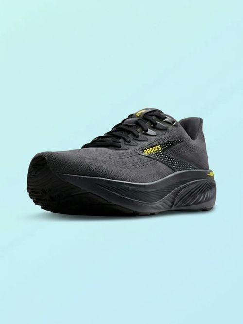 Brooks Men&rsquo;s Ghost 17 Neutral Running Shoe - Ebony/Black/Yellow