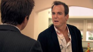 Will Arnett as Gob Bluth on Arrested Development.