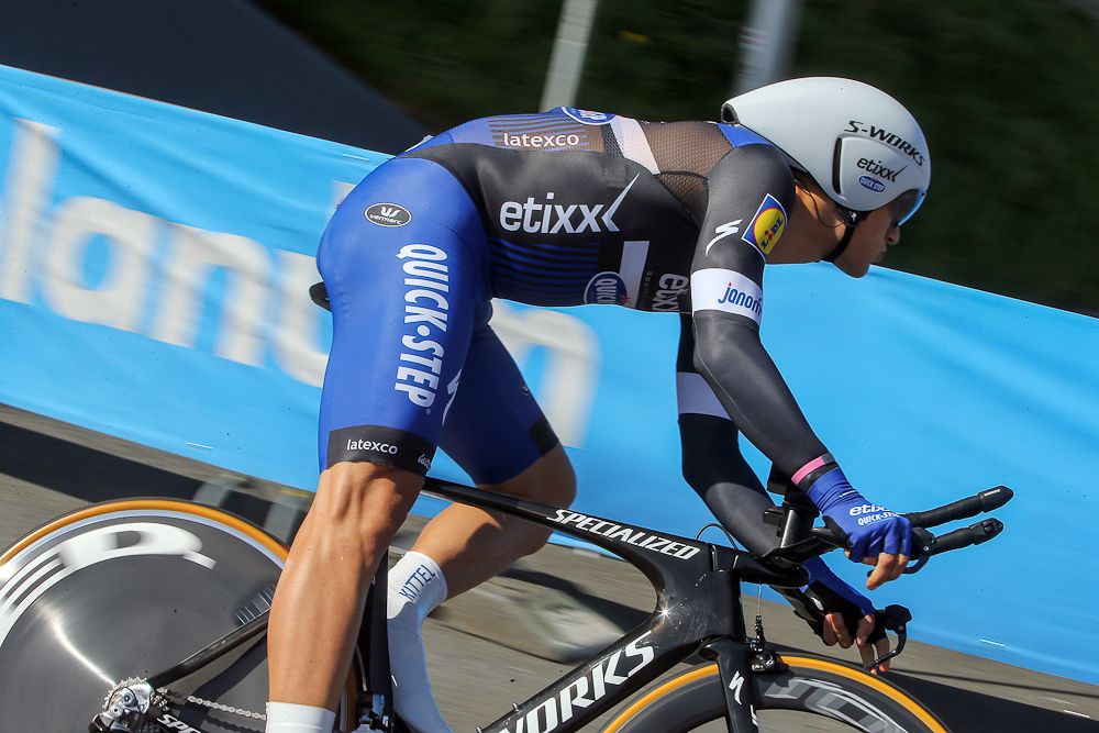Marcel Kittel taked a corner during the Giro's opening stage.