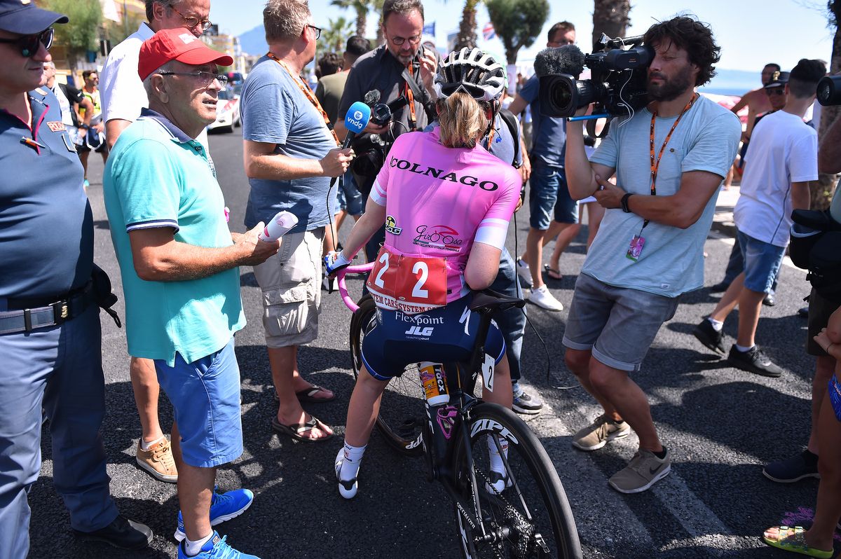 The winners interview for Anna van der Breggen (Boels-Dolmans)