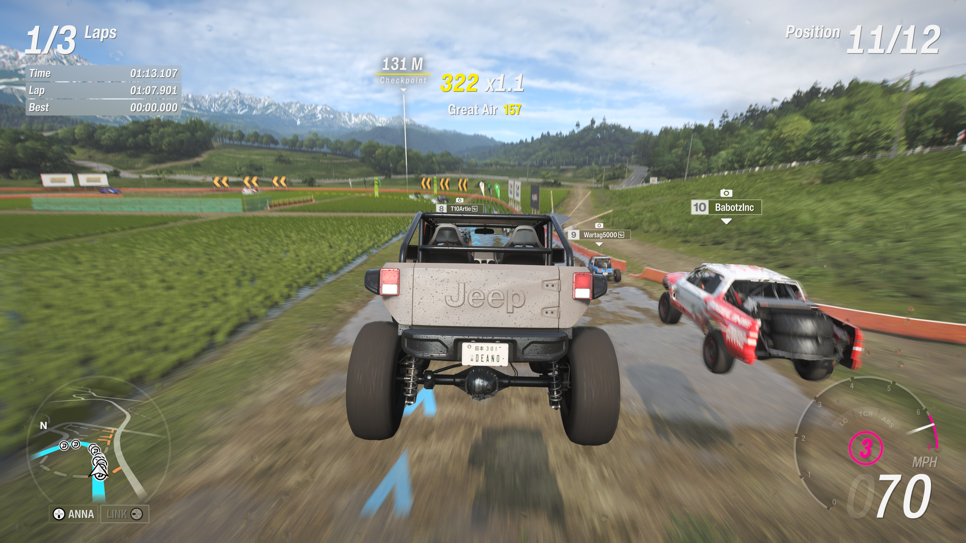 Forza Horizon 6 screens, cars driving in Japan