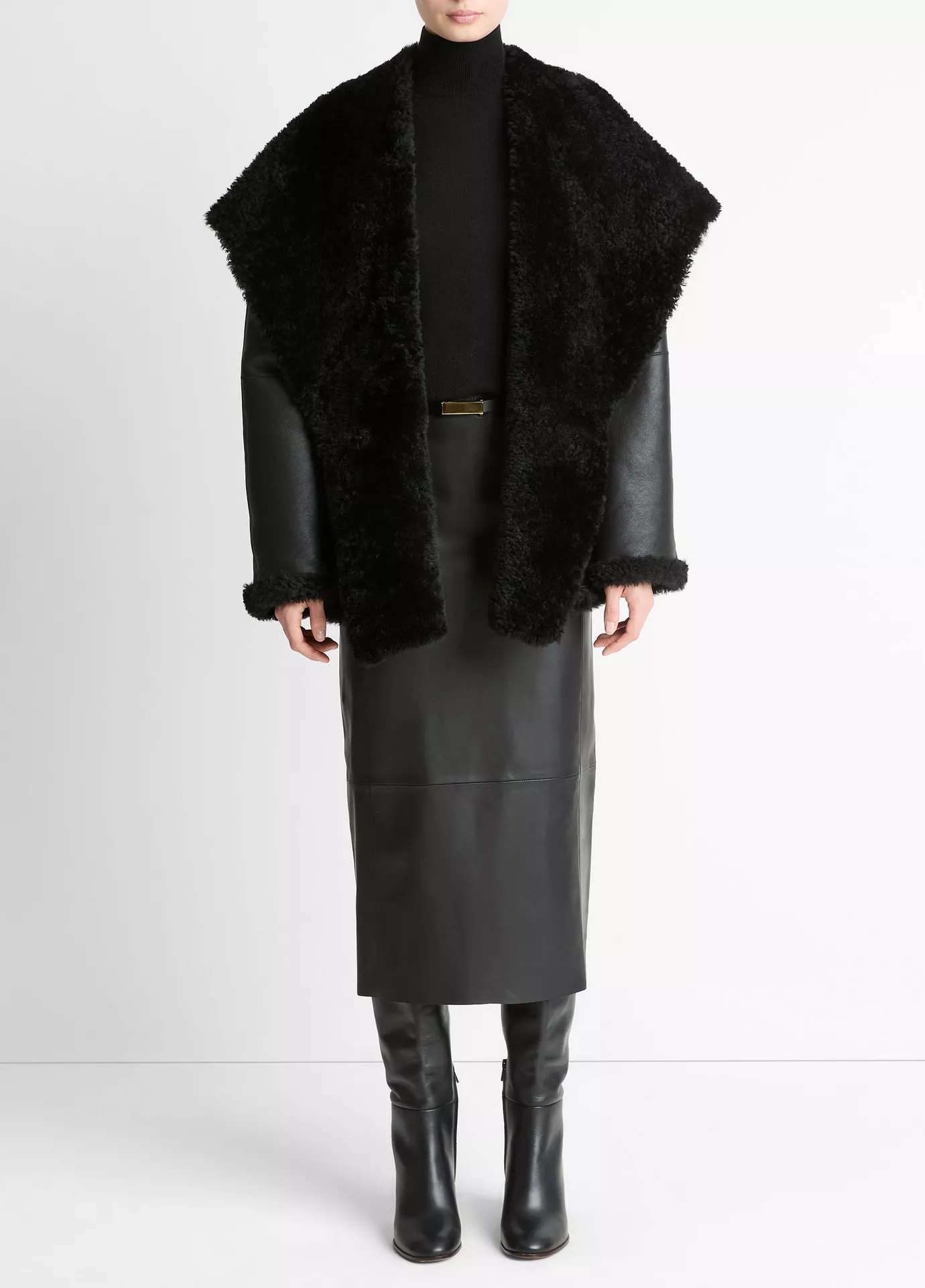 Vince, Shearling Hooded Jacket (Was $2,421)