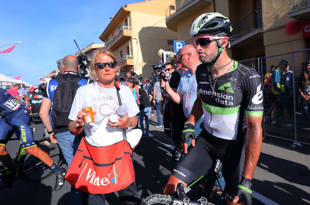 Nathan Haas after stage 2 of the Giro d'Italia