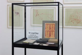 Installation view of works by Joseph Beuys