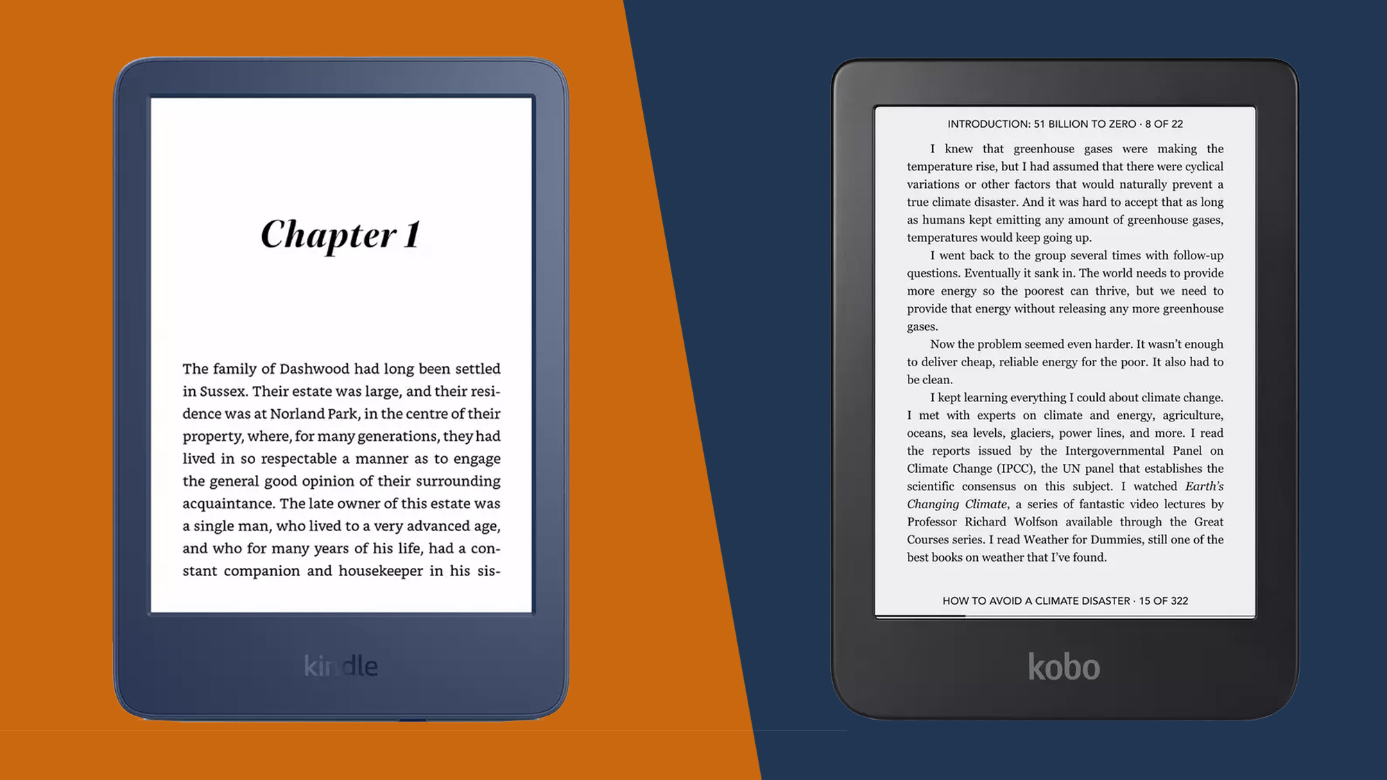 Kindle (2022) vs Kobo Clara 2E : quelle est la différence ?