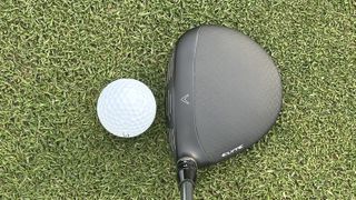 Photo of the Callaway Elyte fairway at address