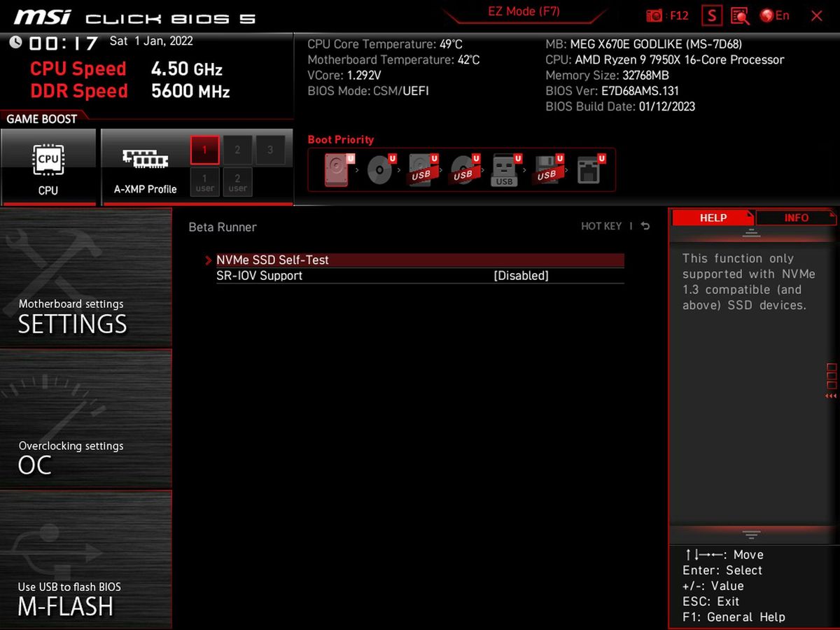 MSI X670E Godlike