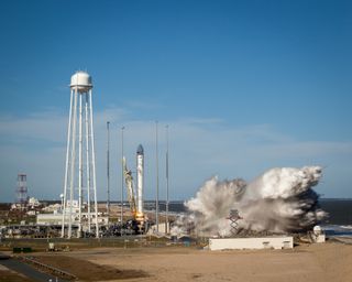 Antares Takes Off from Wallops
