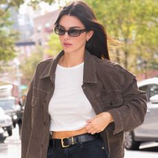 Kendall Jenner was spotted in Bermuda shorts and cowboy boots in her latest IG post