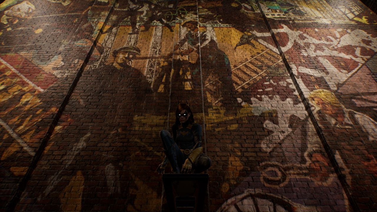 Gotham Knights graffiti - Stolen Gotham mural