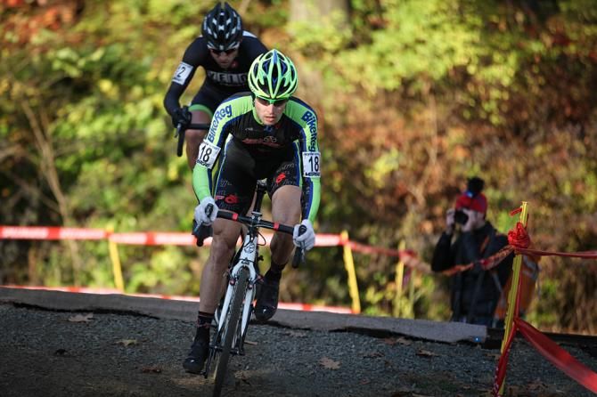 Townsend leading Durrin in the chase