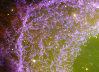 Close-up shot of Ring Nebula