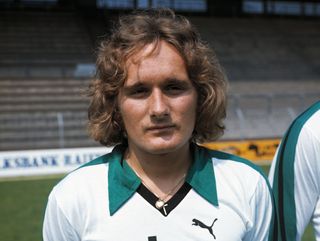 Allan Simonsen pictured at Borussia Monchengladbach in 1977