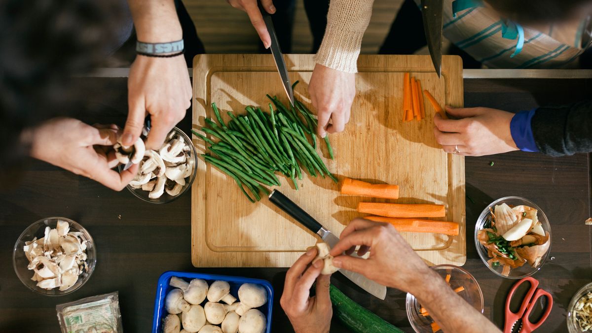 Preparing vegetables