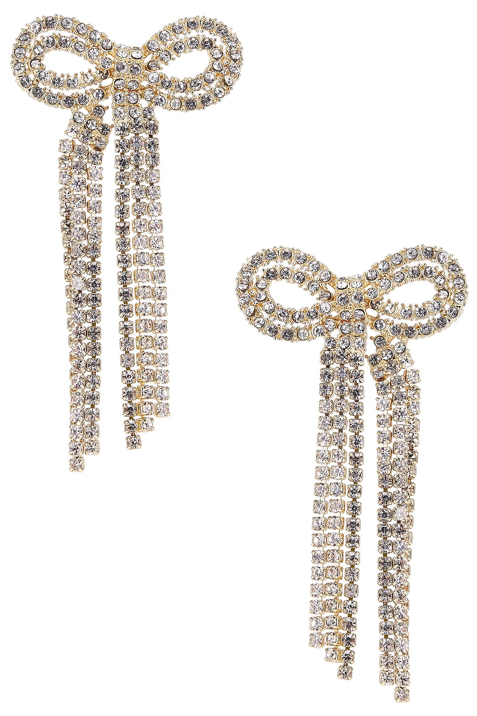 Nicci Earrings in Rhinestone