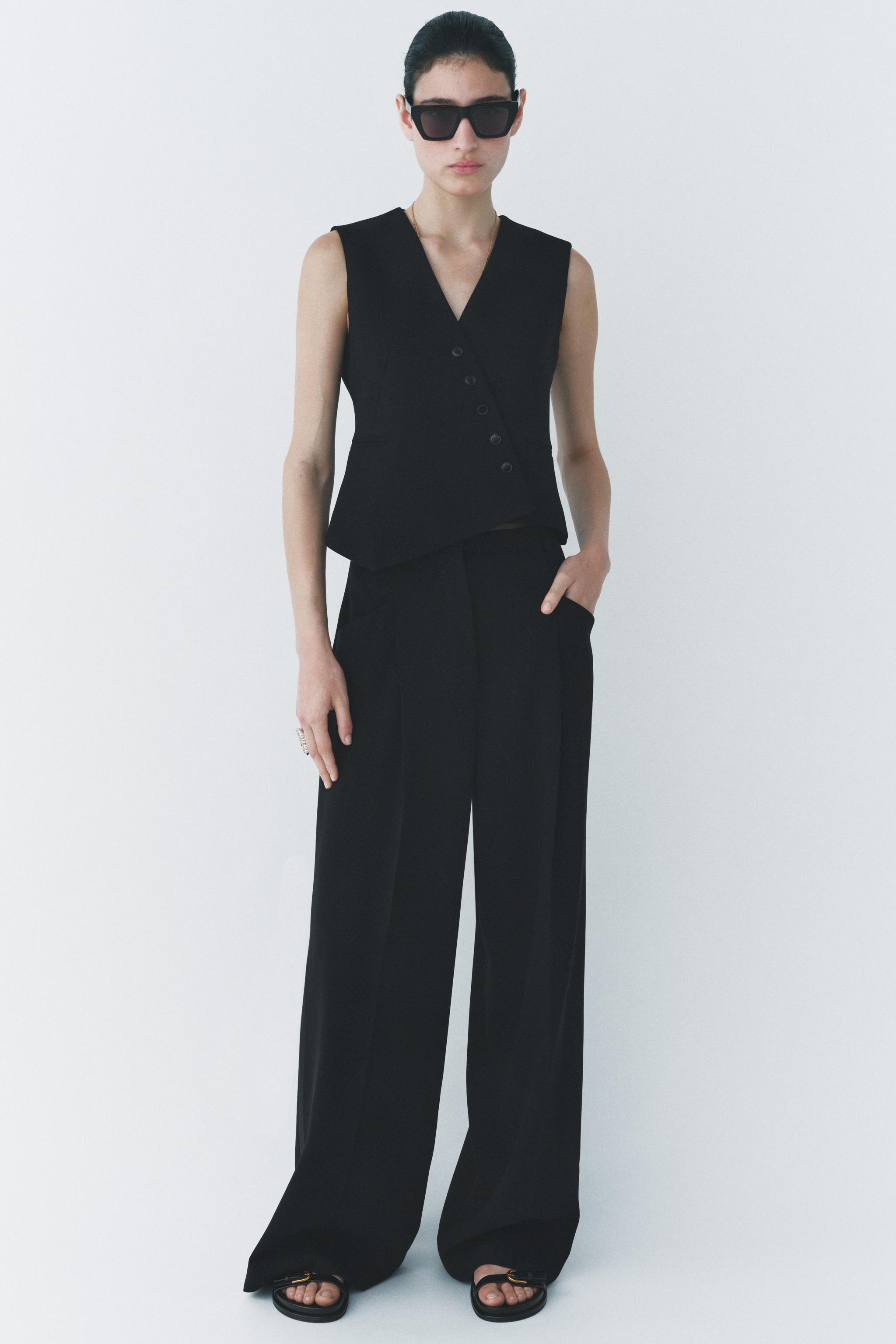 Zw Collection Asymmetric Waistcoat