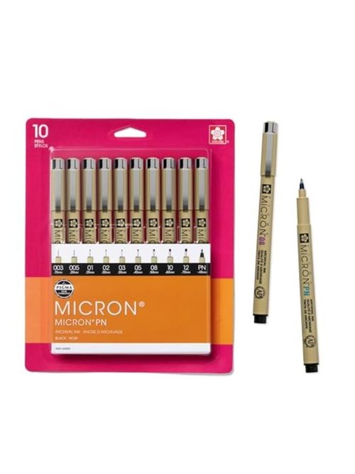 Pigma Micron Black Ink Multi-Tip Set