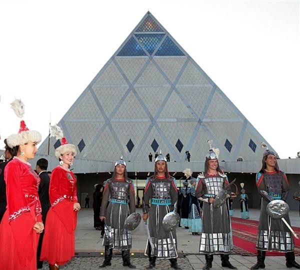 Astana's centerpiece: The 253-foot high Norman Foster-designed Pyramid of Peace.