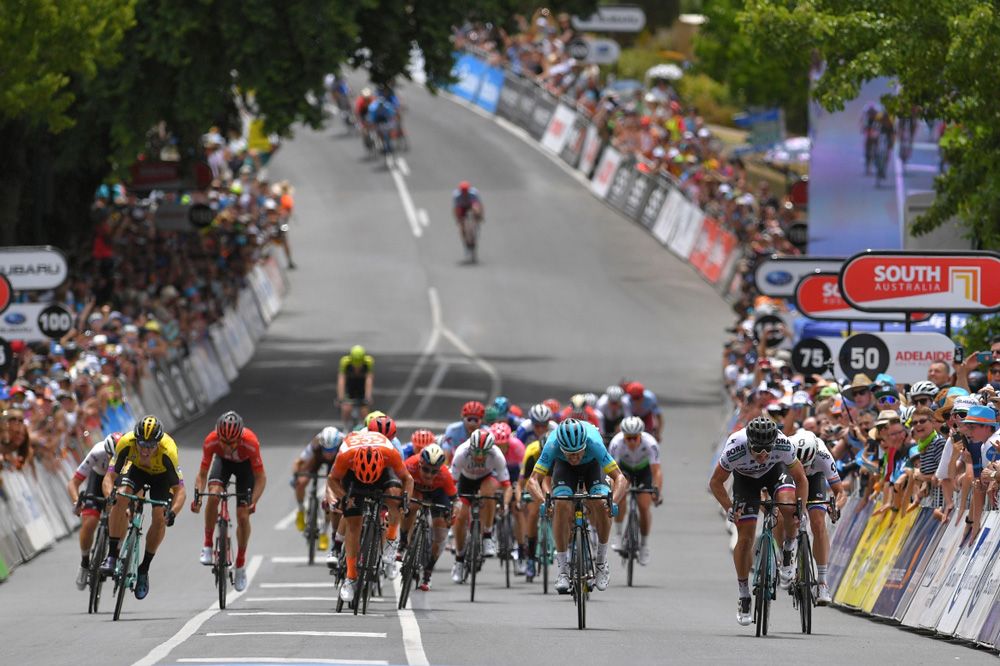 The road kicked up to the finish