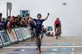 Lenny Martinez (Groupama-FDJ) celebrated his first pro victory at the 2023 CIC - Mont Ventoux