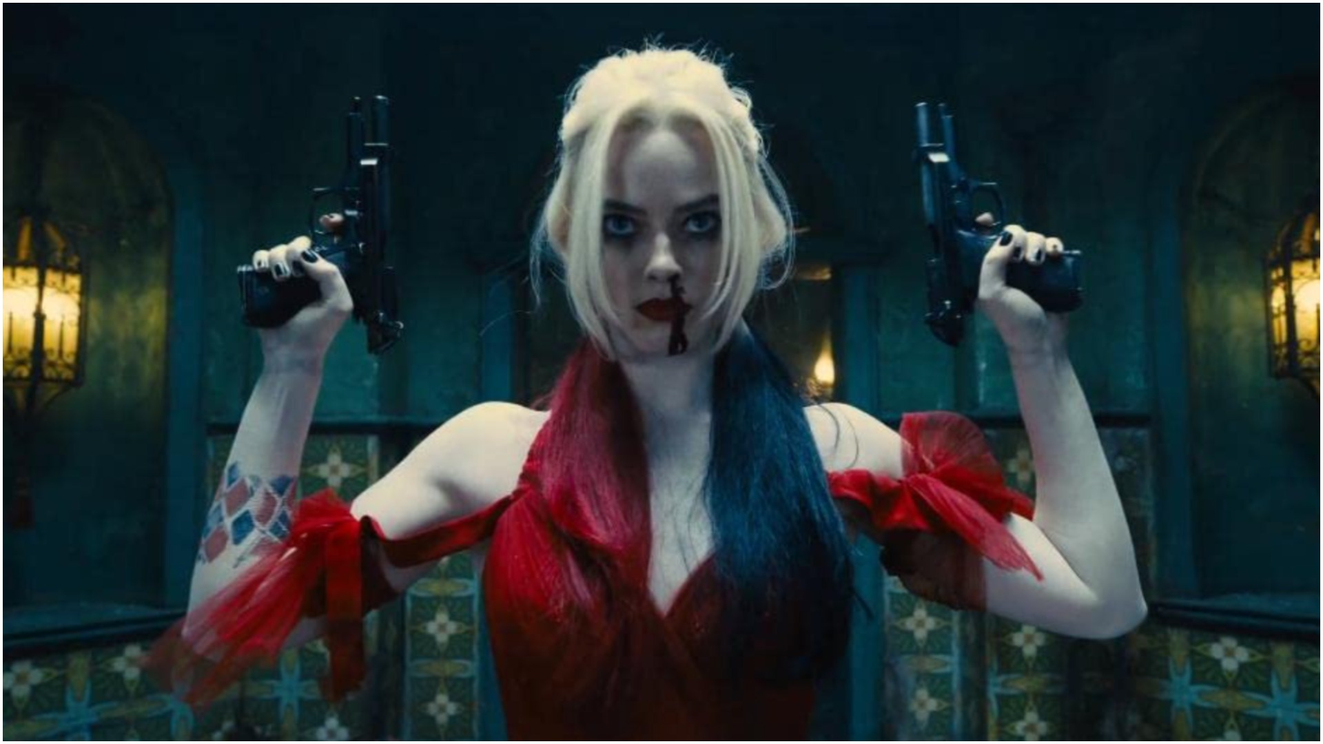 The Suicide Squad'da Harley Quinn rolünde Margot Robbie