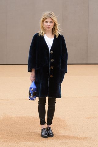 Clemence Poesy On The London Fashion Week FROW