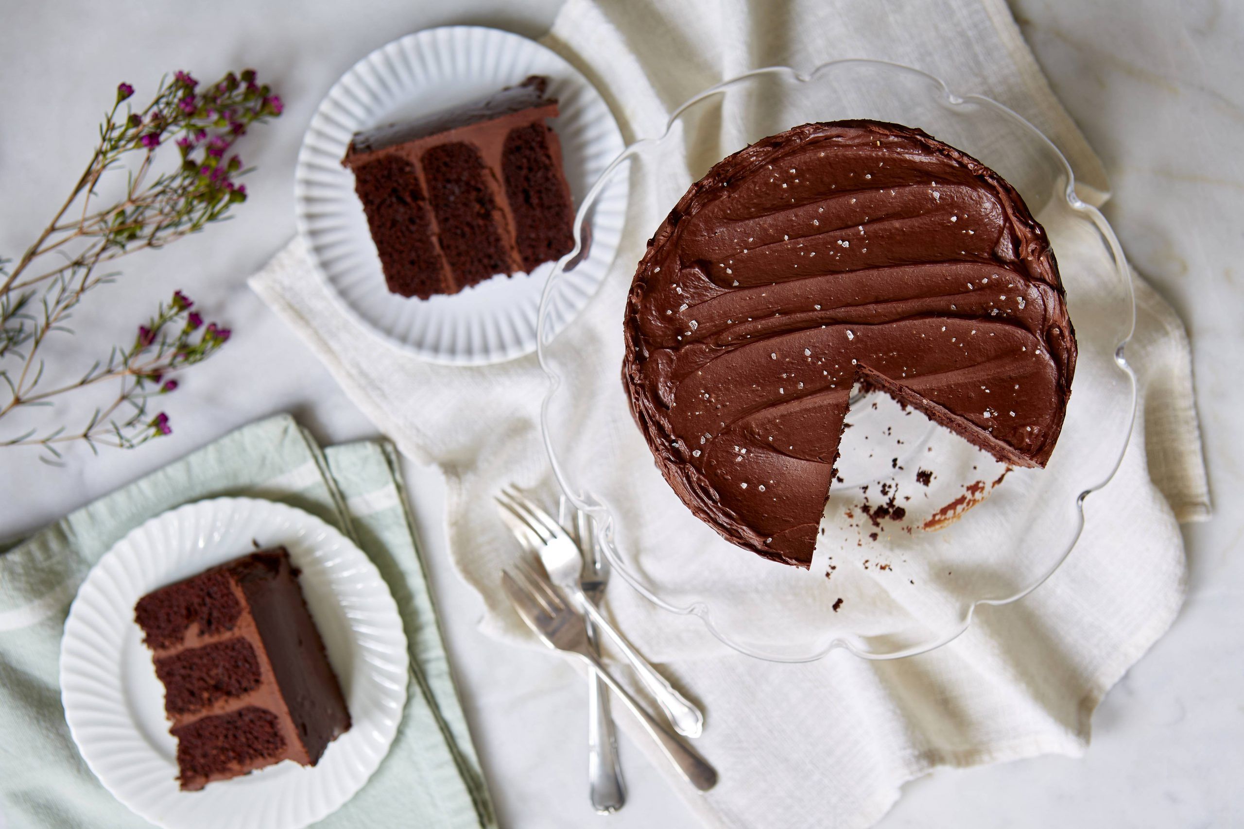 Chocolate cake with sour cream recipe