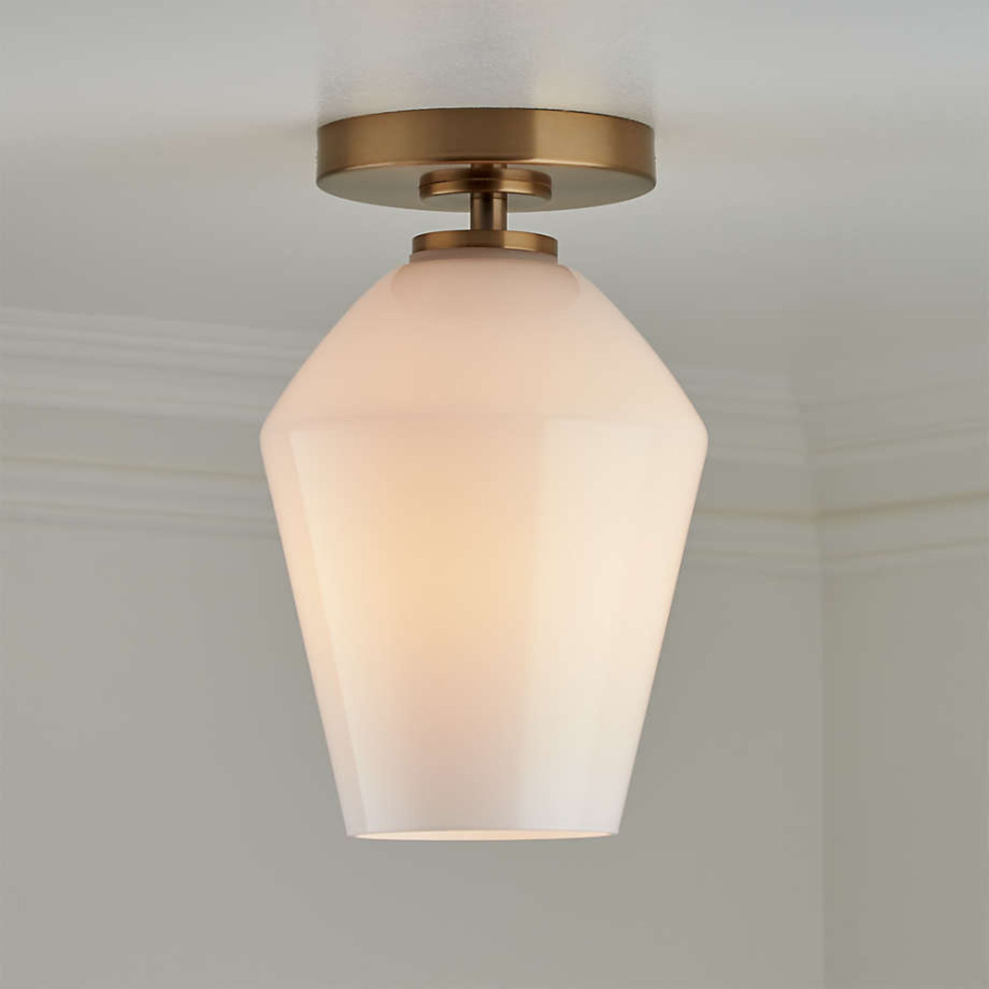 Arren Brass Flush Mount Light
