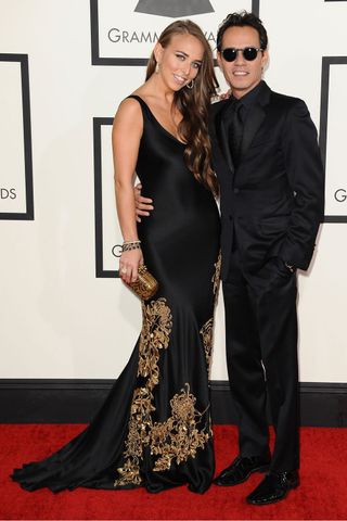 Chloe Green And Marc Anthony At The Grammys 2014